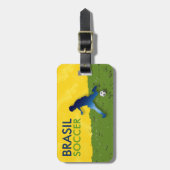Brasil Soccer Bagagelabel (Voorkant verticaal)
