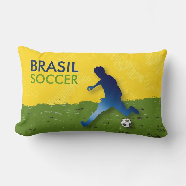 Brasil Soccer Kussen (Voorkant)