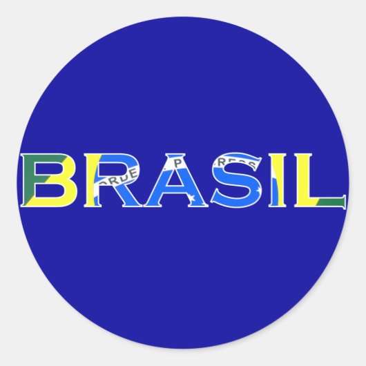 "Brasil" sticker (Voorkant)