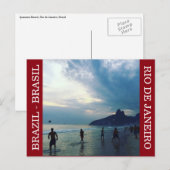 brasil strand futbol briefkaart (Voorkant / Achterkant)