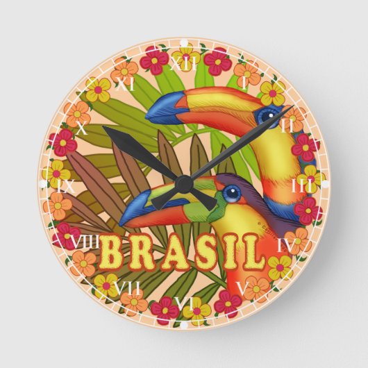 Brasil Toekans Ronde Klok (Voorkant)