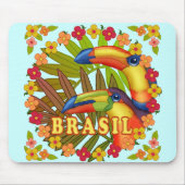 Brasil Toucans mousepad Muismat (Voorkant)