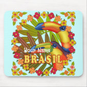 Brasil Toucans mousepad Muismat (Voorkant)