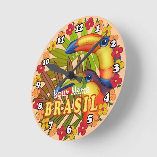 Brasil Toucans Ronde Klok (Hoek)