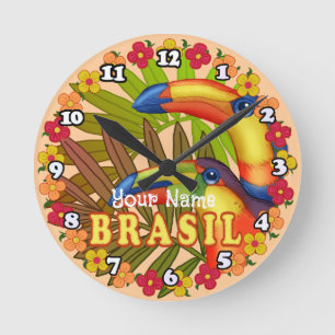 Brasil Toucans Ronde Klok
