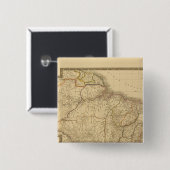 Brasil Vierkante Button 5,1 Cm (Voorkant /achterkant)