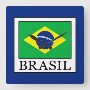 Brasil Vierkante Klok