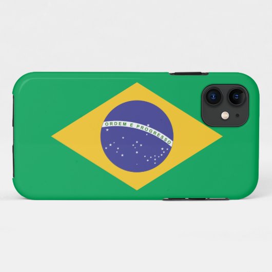 Brasil vlag Case-Mate iPhone case (Achterkant (horizontaal))