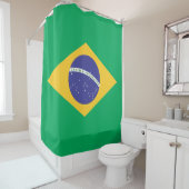 Brasil vlag douchegordijn (In situ)