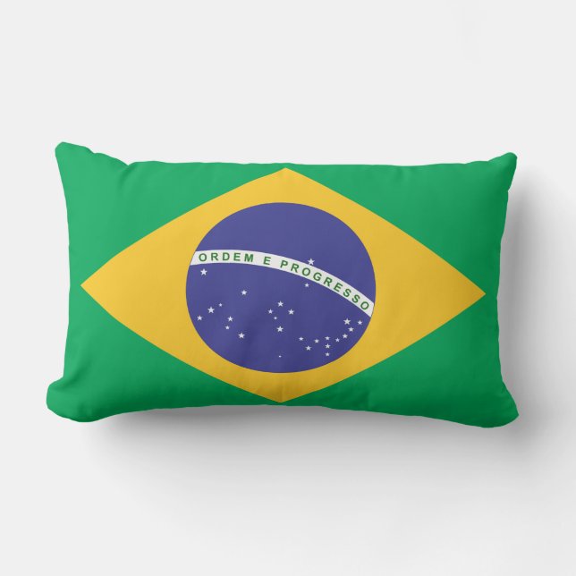 Brasil vlag kussen (Voorkant)