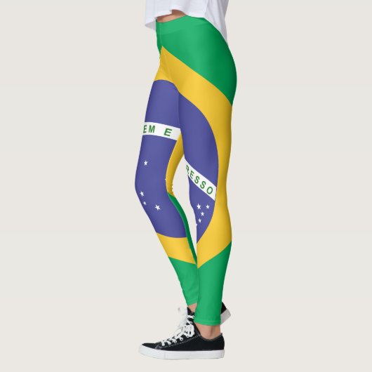 Brasil vlag leggings (Links)