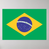 Brasil vlag poster (Voorkant)