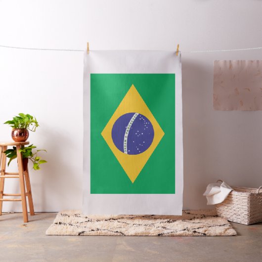 Brasil vlag stof (Voorbeeld)