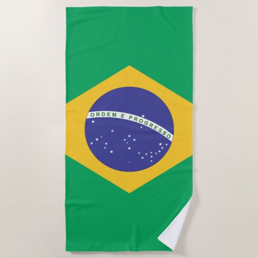 Brasil vlag strandlaken (Voorkant)