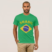 Brasil vlag t-shirt (Voorkant volledig)