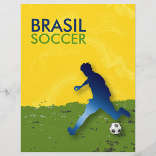 Brasil Voetbal Flyer