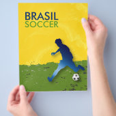 Brasil Voetbal Flyer (Hand)