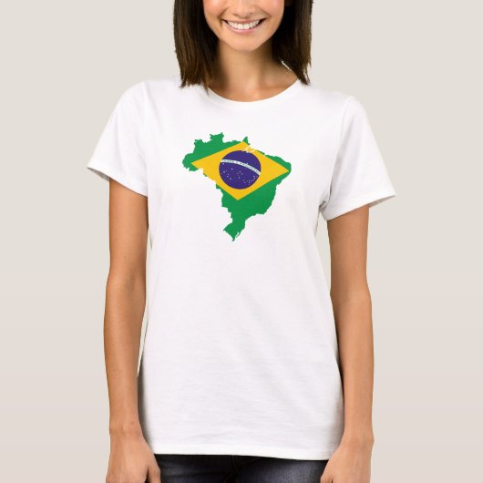 Brasil voor Dames 2 T-shirt (Voorkant)