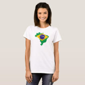 Brasil voor Dames 2 T-shirt (Voorkant volledig)