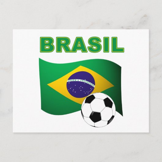 Brasil World Cup t-shirt Briefkaart (Voorkant)