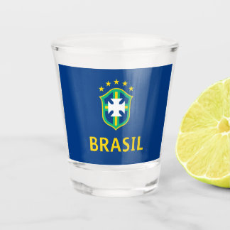 Brasil Yellow Shot Glas