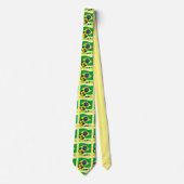 Brasileiro Futebol e Bandeira Stropdas (Voorkant)