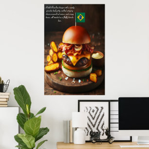 Brasilia Bites: Picanha Perfection 24x36 Poster