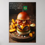 Brasilia Bites: Picanha Perfection 24x36 Poster (Voorkant)