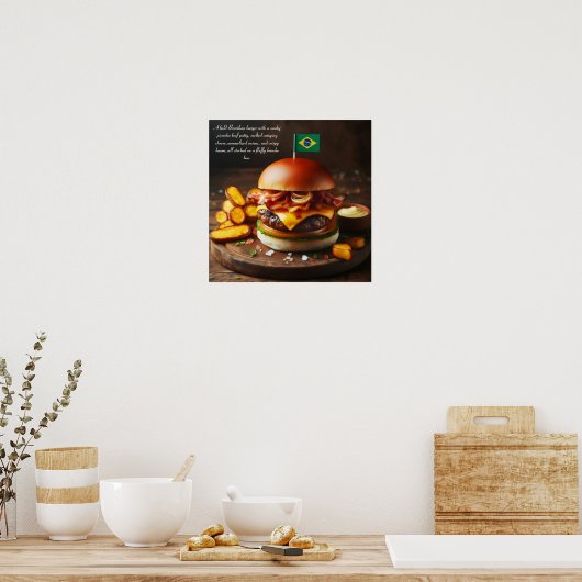 Brasilia Bites: Picanha Perfection Poster (Keuken)