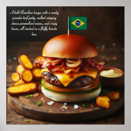 Brasilia Bites: Picanha Perfection Poster