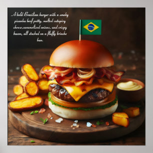 Brasilia Bites: Picanha Perfection Poster
