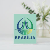 Brasilia Brazil Capital Briefkaart (Staand voorkant)