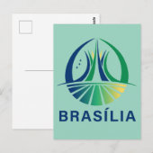 Brasilia Brazil Capital Briefkaart (Voorkant / Achterkant)