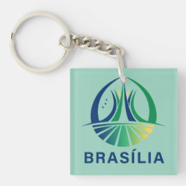 Brasilia Brazil Capital Sleutelhanger