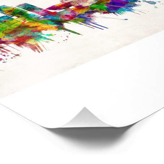 Brasilia Brazilië Skyline Foto Afdruk (Hoek)