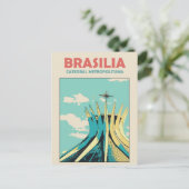 Brasilia Catedral Metropolitana, Brasil Briefkaart (Staand voorkant)