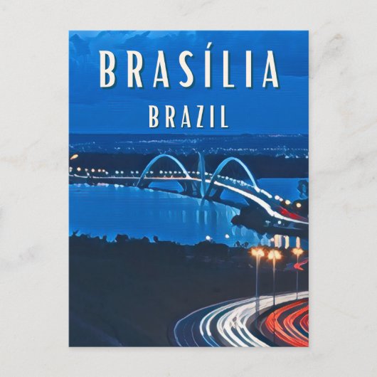 Brasilia: De futuristische stad in het hart van Br Briefkaart (Voorkant)