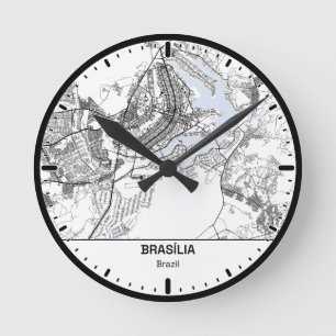 Brasilia Klok Stad Lijn Kunst
