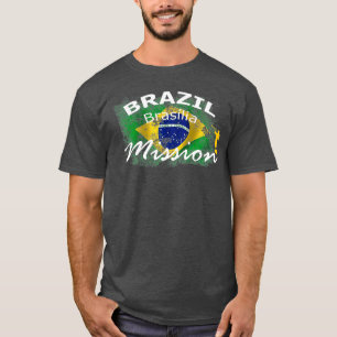 Brasilia Mormon LDS Mission Missionary T-shirt