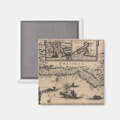Brasilia, Reys-Boeck (1624) Magneet (Voorkant / Achterkant)