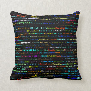 Brasilia Text Design I Sierkussen