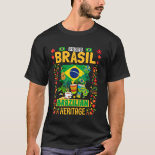 Brasiliaanse vlag outfit idee voor kinderen Brazil T-shirt