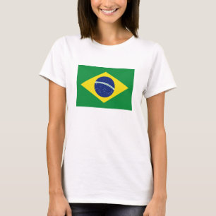 Brasiliaanse vlagdames   Brasil t-shirt