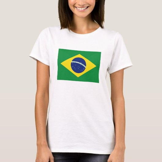 Brasiliaanse vlagdames | Brasil t-shirt (Voorkant)