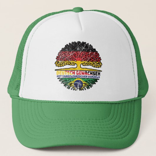 Brasilien Brasilianisch Deutsch Deutschland Baum Trucker Pet (Voorkant)