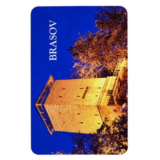 Brasov Black Tower Magnets Magneet (Verticaal)