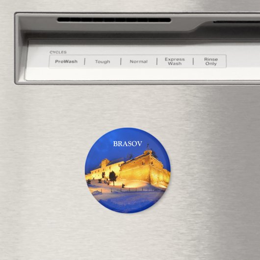 Brasov Fortress in Romania, Magnets Magneet (Insitu (Vaatwasser))