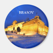 Brasov Fortress in Romania, Magnets Magneet (Voorkant)