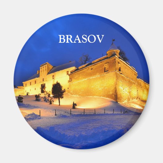 Brasov Fortress in Romania, Magnets Magneet (Voorkant)