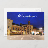 Brasov in Transsylvanië, Roemenië Briefkaart (Voorkant / Achterkant)
